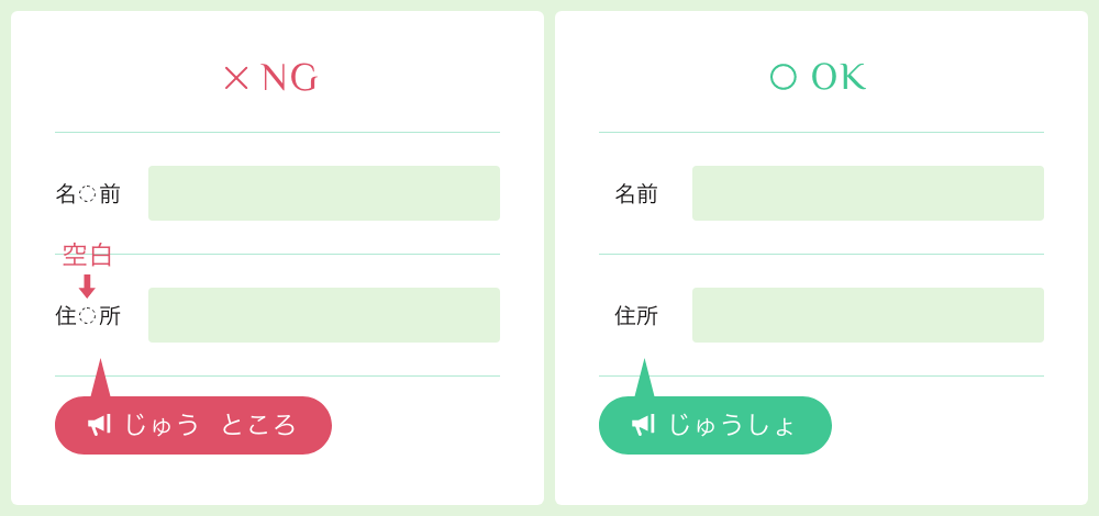 スクリーンリーダーに対応した構成で制作する