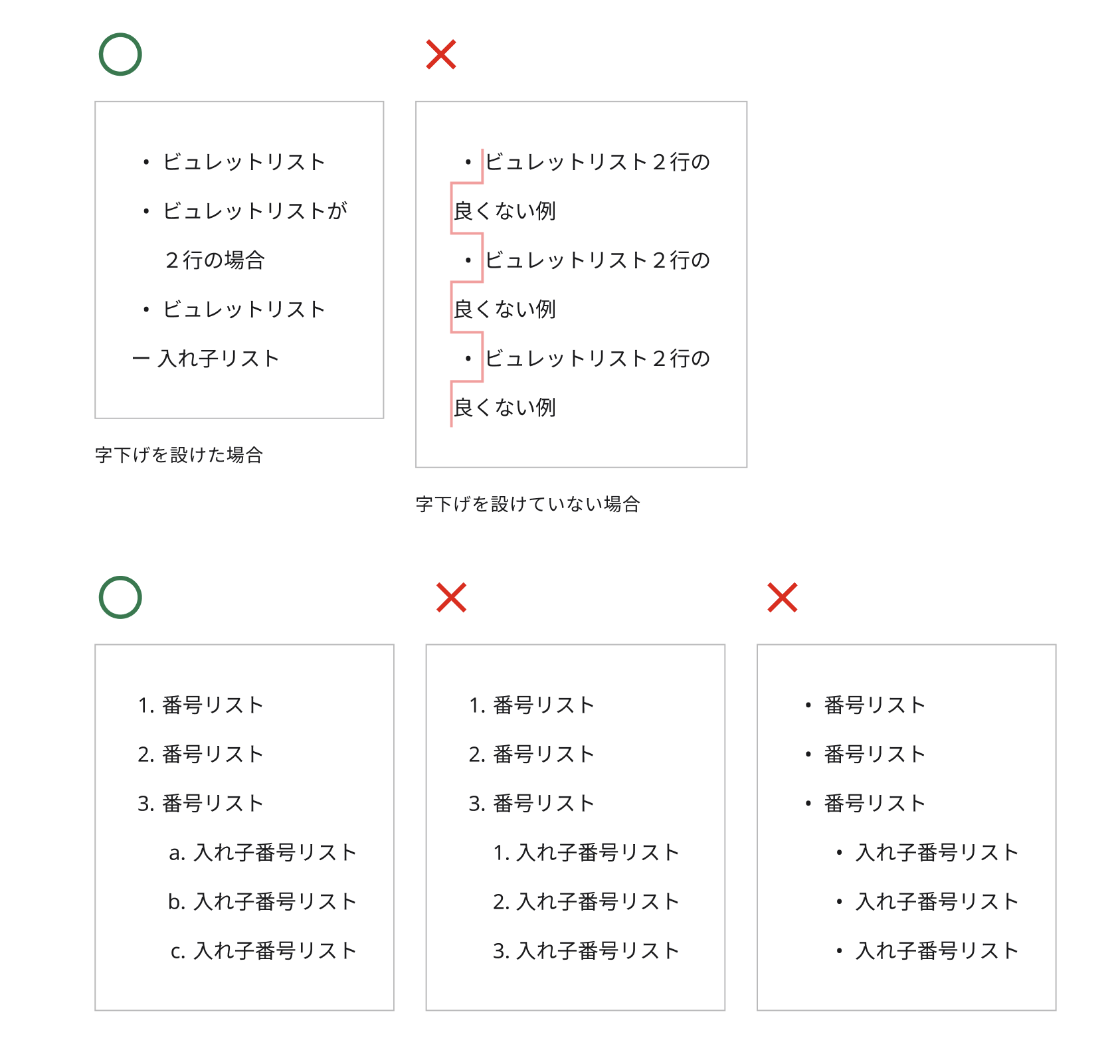 list