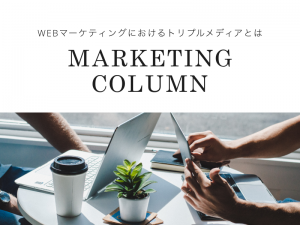 WEBマーケティングにおけるトリプルメディアとは